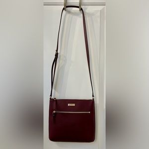 Kate Spade Laurel Way Rima Crossbody Purse in Cherrywood